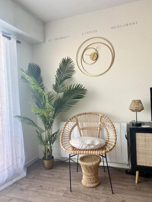 Studio Entre Mer Et Dunes Avec Balcon Vue Laterale Mer 50M Plage Pour 3 Pers Wifi Menage Compris فورت ماهون بلاج المظهر الخارجي الصورة