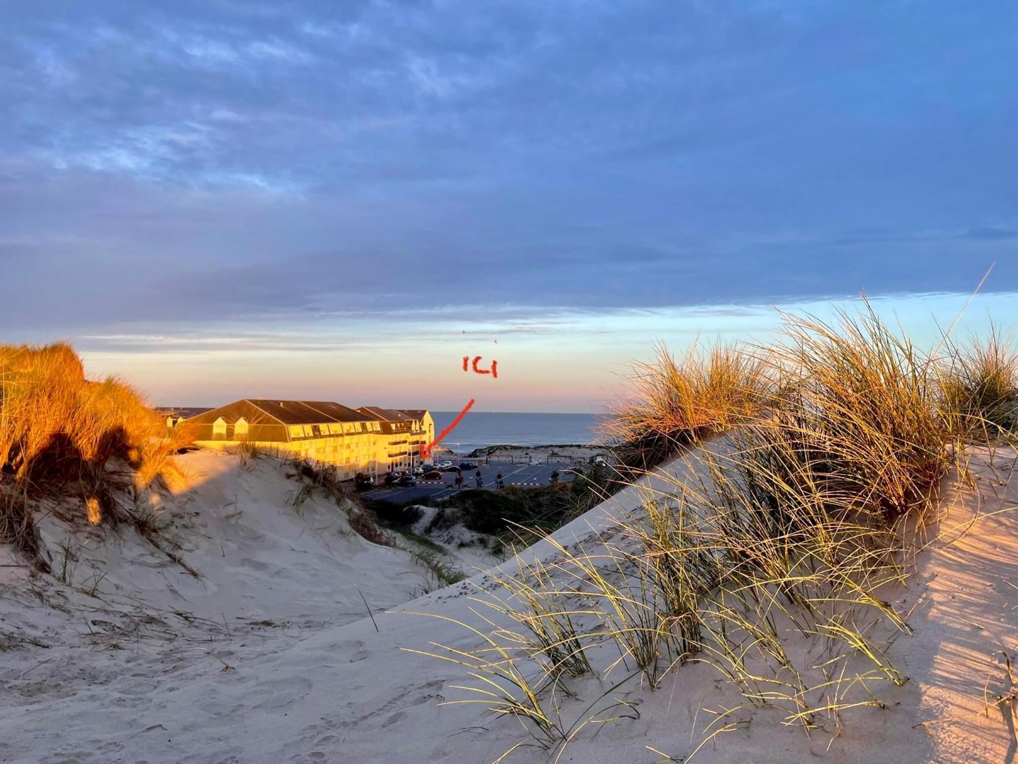 Studio Entre Mer Et Dunes Avec Balcon Vue Laterale Mer 50M Plage Pour 3 Pers Wifi Menage Compris فورت ماهون بلاج المظهر الخارجي الصورة